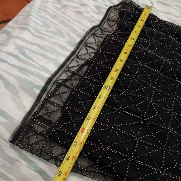 Chico's Black Sheer Beaded Sleeveless Top - Picture 9 of 9